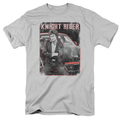 Knight Rider Knight And Kitt Men's 18/1 Cotton Short-Sleeve T-Shirt