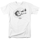 Kung Fu Panda Face Off Men's 18/1 Cotton Short-Sleeve T-Shirt