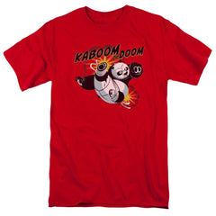 Kung Fu Panda Kaboom Of Doom Men's 18/1 Cotton Short-Sleeve T-Shirt