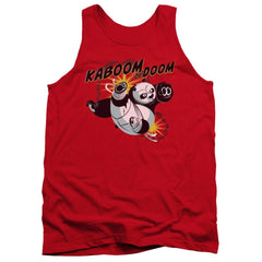 Kung Fu Panda Kaboom Of Doom Men's 18/1 Cotton Tank Top