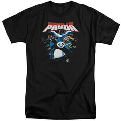 Kung Fu Panda Kung Fu Group Men's 18/1 Tall Cotton Short-Sleeve T-Shirt