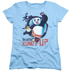 Kung Fu Panda Kung Fu Women's 18/1 Cotton Short-Sleeve T-Shirt
