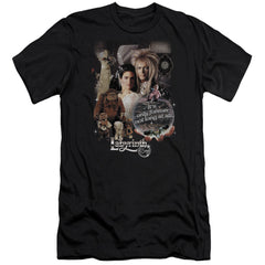 Labyrinth 25 Years Of Magic Men's Ultra-Soft 30/1 Cotton Slim Short-Sleeve T-Shirt