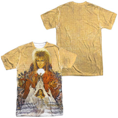 Labyrinth Cover Art (Front/Back Print) Men's Regular Fit Polyester Short-Sleeve T-Shirt