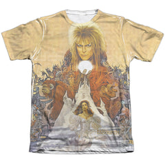 Labyrinth Cover Art Men's Regular Fit Poly Cotton Short-Sleeve T-Shirt