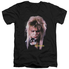 Labyrinth Goblin King Men's 30/1 Cotton Slim V-Neck T-Shirt
