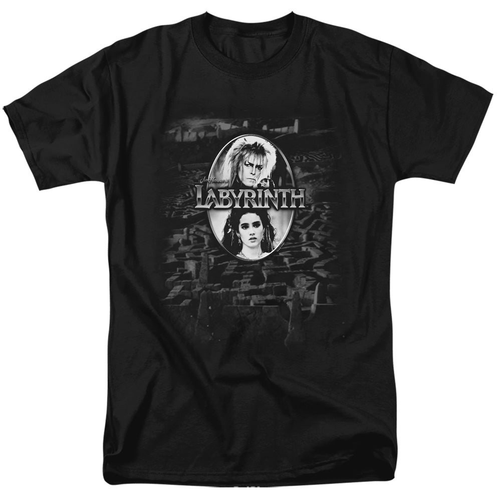 Labyrinth Maze Men's 18/1 Cotton Short-Sleeve T-Shirt