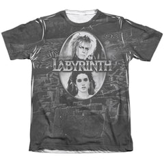 Labyrinth Maze Men's Regular Fit Poly Cotton Short-Sleeve T-Shirt