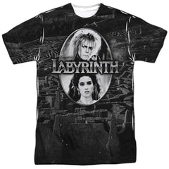 Labyrinth Maze Men's Regular Fit Polyester Short-Sleeve T-Shirt