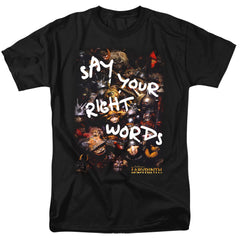 Labyrinth Right Words Men's 18/1 Cotton Short-Sleeve T-Shirt