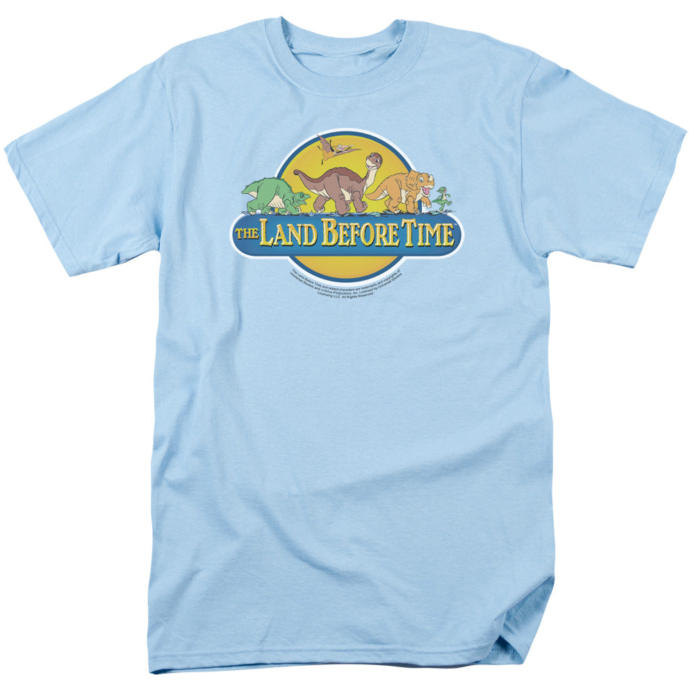 Land Before Time Dino Breakout Men's 18/1 Cotton Short-Sleeve T-Shirt