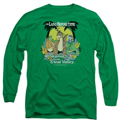 Land Before Time Great Valley Men's 18/1 Cotton Long-Sleeve T-Shirt