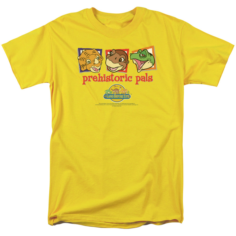 Land Before Time Prehistoric Pals Men's 18/1 Cotton Short-Sleeve T-Shirt
