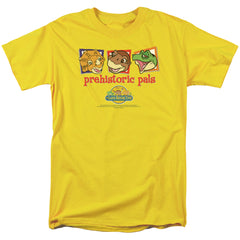 Land Before Time Prehistoric Pals Men's 18/1 Cotton Short-Sleeve T-Shirt