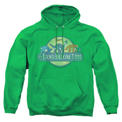Land Before Time Retro Logo Men's Pull-Over 75 25 Poly Hoodie