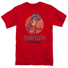 Land Before Time Sharptooth Men's 18/1 Cotton Short-Sleeve T-Shirt
