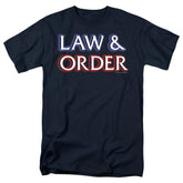 Law And Order Logo Men's 18/1 Cotton Short-Sleeve T-Shirt