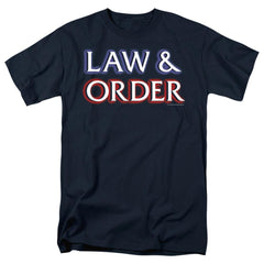 Law And Order Logo Men's 18/1 Cotton Short-Sleeve T-Shirt