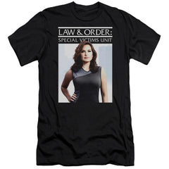 Law And Order SVU Behind Closed Doors Men's Ultra-Soft 30/1 Cotton Slim Short-Sleeve T-Shirt