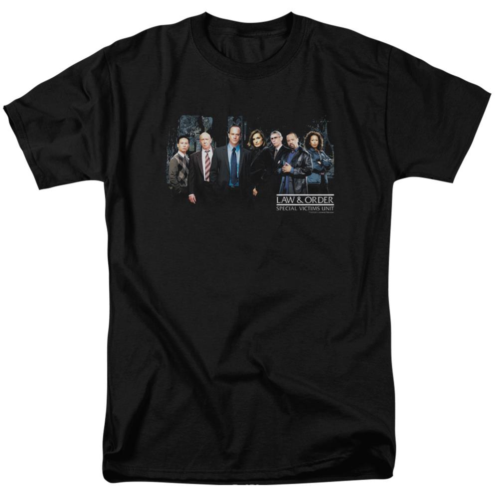 Law And Order SVU Cast Men's 18/1 Cotton Short-Sleeve T-Shirt