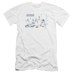 Law And Order SVU Dominos Men's Ultra-Soft 30/1 Cotton Slim Short-Sleeve T-Shirt