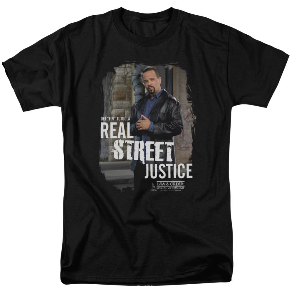 Law And Order SVU Street Justice Men's 18/1 Cotton Short-Sleeve T-Shirt