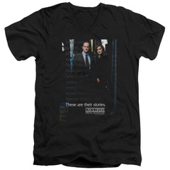 Law And Order SVU SVU Men's 30/1 Cotton Slim V-Neck T-Shirt