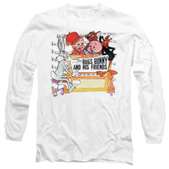 Looney Tunes Bugs And Friends Men's 18/1 Cotton Long-Sleeve T-Shirt