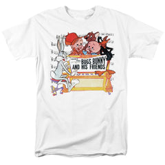 Looney Tunes Bugs And Friends Men's 18/1 Cotton Short-Sleeve T-Shirt