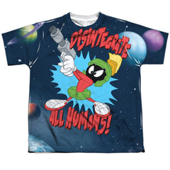 Looney Tunes Disintegrate Youth Regular Fit Poly Short-Sleeve T-Shirt