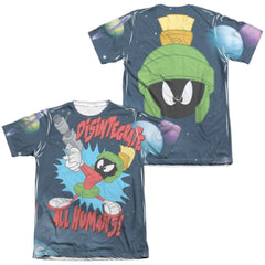 Looney Tunes Disintergrate (Front/Back Print) Men's Regular Fit Poly Cotton Short-Sleeve T-Shirt