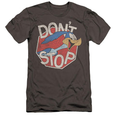 Looney Tunes Don't Stop Men's Ultra-Soft 30/1 Cotton Slim Short-Sleeve T-Shirt
