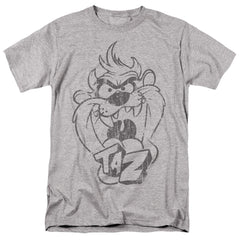 Looney Tunes Faded Taz Men's 18/1 Cotton Short-Sleeve T-Shirt
