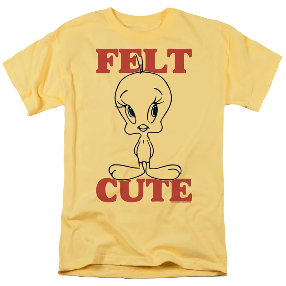 Looney Tunes Felt Cute Men's 18/1 Cotton Short-Sleeve T-Shirt