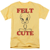 Looney Tunes Felt Cute Men's 18/1 Cotton Short-Sleeve T-Shirt