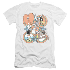 Looney Tunes Screen Stars Men's Ultra-Soft 30/1 Cotton Slim Short-Sleeve T-Shirt