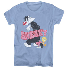 Looney Tunes Sneaky Women's 18/1 Cotton Short-Sleeve T-Shirt