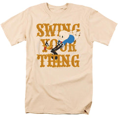 Looney Tunes Swing Your Thing Men's 18/1 Cotton Short-Sleeve T-Shirt