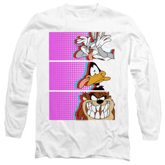 Looney Tunes Tiles Men's 18/1 Cotton Long-Sleeve T-Shirt
