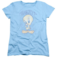 Looney Tunes Tweety Fade Women's 18/1 Cotton Short-Sleeve T-Shirt