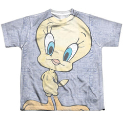 Looney Tunes Tweety Girl Youth Regular Fit Poly Short-Sleeve T-Shirt