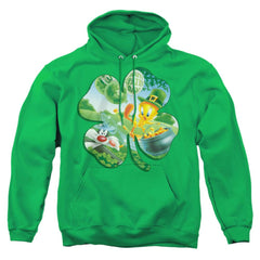Looney Tunes Tweety Shamrock Men's Pull-Over 75 25 Poly Hoodie