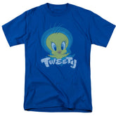 Looney Tunes Tweety Swirl Men's 18/1 Cotton Short-Sleeve T-Shirt