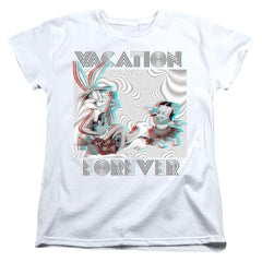 Looney Tunes Vacation Forever Women's 18/1 Cotton Short-Sleeve T-Shirt