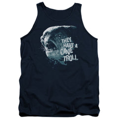 Lord Of The Rings Cave Troll Men's 18/1 Cotton Tank Top