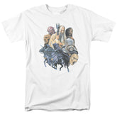 Lord Of The Rings Collage Of Evil Men's 18/1 Cotton Short-Sleeve T-Shirt