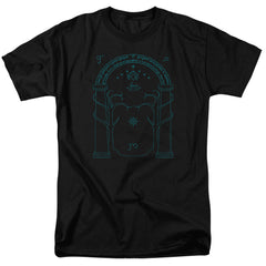 Lord Of The Rings Doors Of Durin Men's 18/1 Cotton Short-Sleeve T-Shirt
