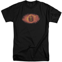Lord Of The Rings Eye Of Sauron Men's 18/1 Tall Cotton Short-Sleeve T-Shirt