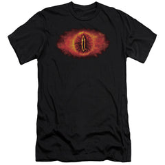 Lord Of The Rings Eye Of Sauron Men's Ultra-Soft 30/1 Cotton Slim Short-Sleeve T-Shirt