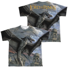 Lord Of The Rings Fellbeast (Front/Back Print) Youth Regular Fit Poly Short-Sleeve T-Shirt
